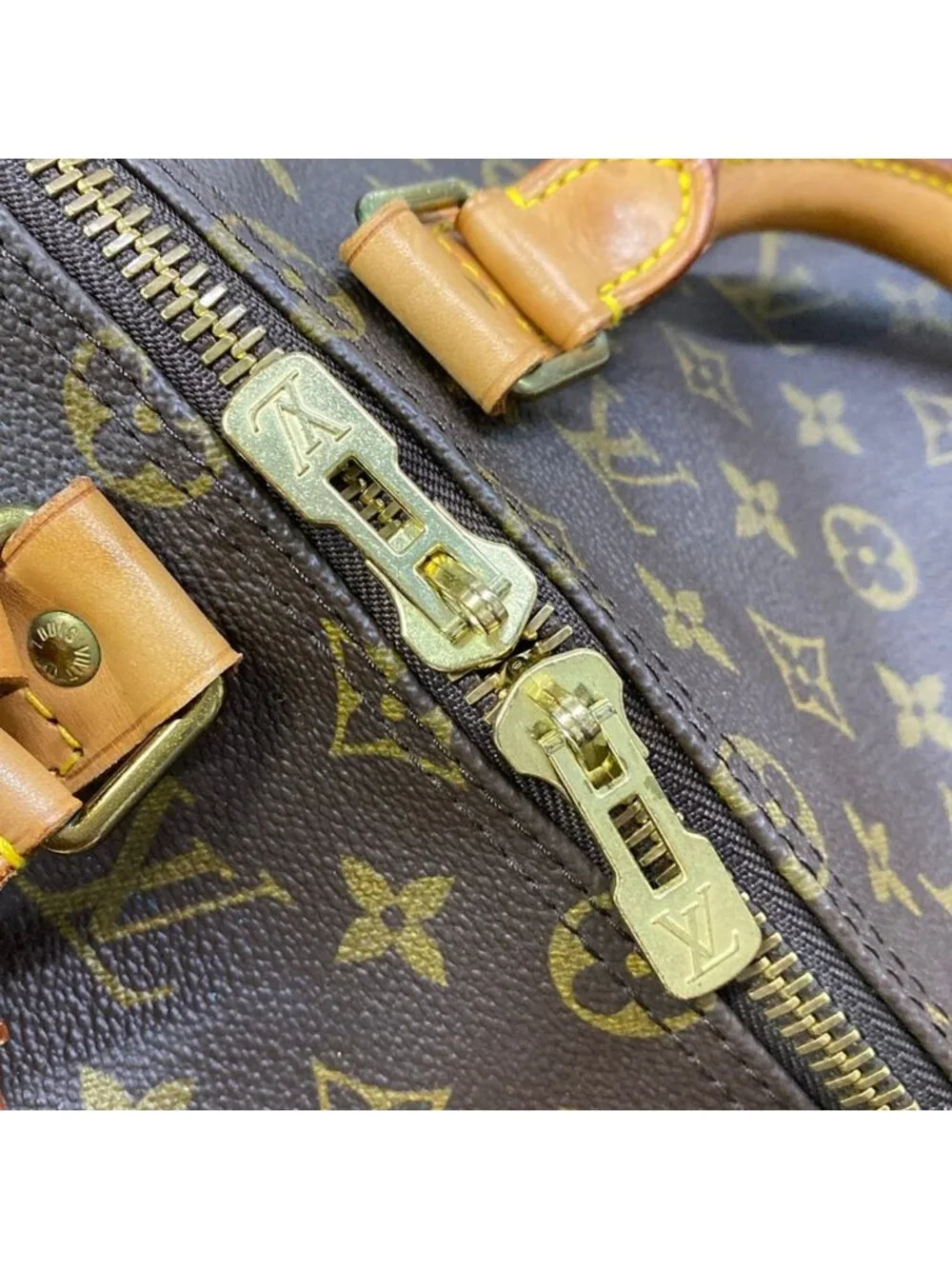 Louis Vuitton Boston Bag Monogram Keepall Bandouliere 50